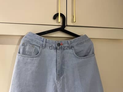 ruhdies light blue baggy jeans in size 38