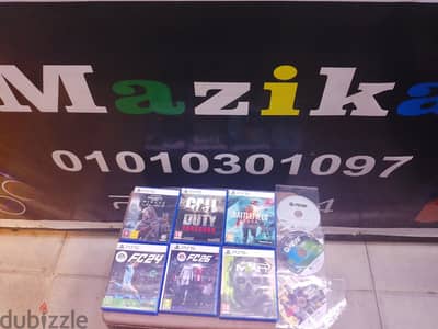 أسطوانات PS4 و PS5 مستعملة