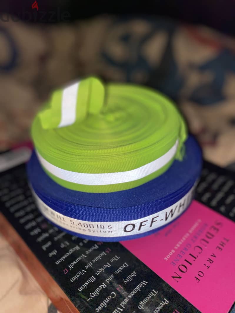 Ratchet Braclet Reflective OffWhite & Yellow Reflective Leather 3