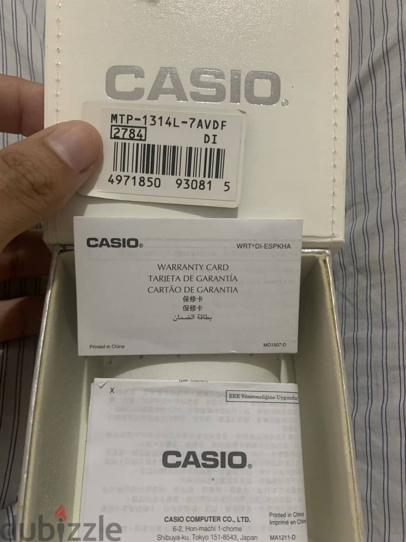 ساعه  Casio اصلي 4