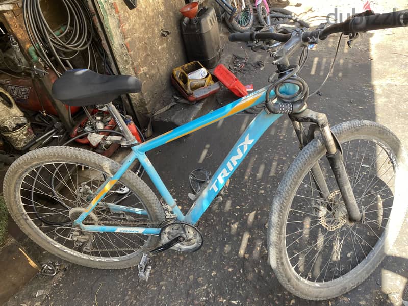 Light Blue TRINX M116 Pro Mountain Bike. ‍ 4