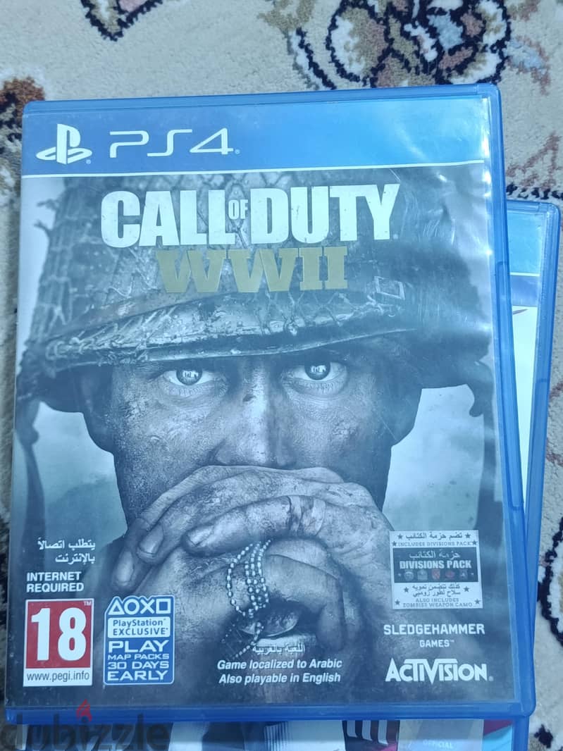 PS4 PRO 1TB with 14 game discs and 2 original controllers 5