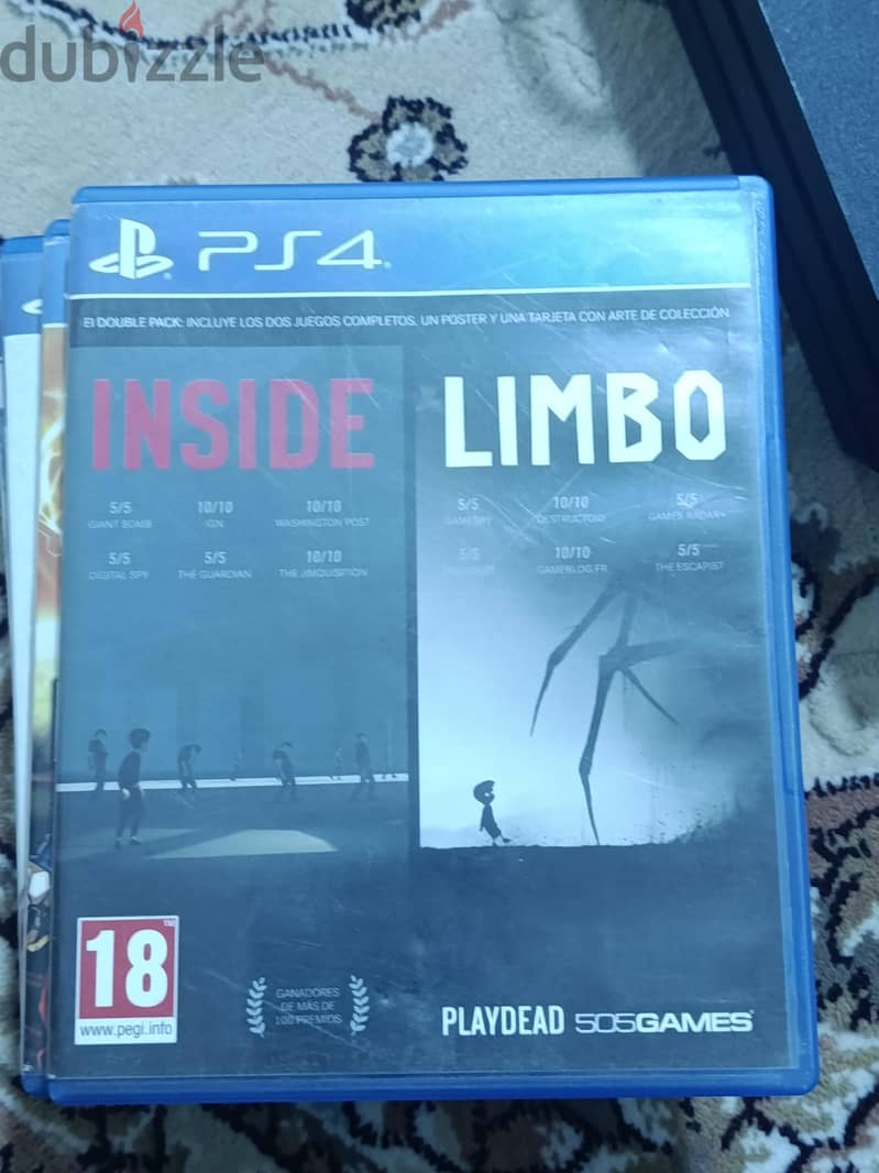 PS4 PRO 1TB with 14 game discs and 2 original controllers 11