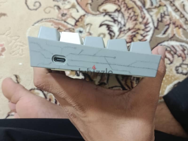 redragon k617 with custom drawing hand-drawn 3
