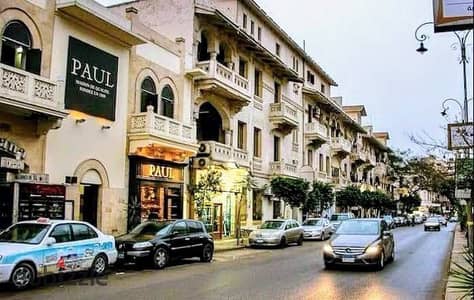 80 m  facade 8 m  near the gold market Al-Korba, Heliopolis, main street, Nader's store with a share in the land, distinguished location
