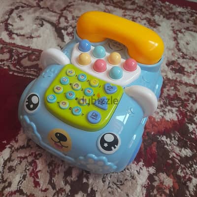 تلفون اطفال اصوات متعدده ببطاريه