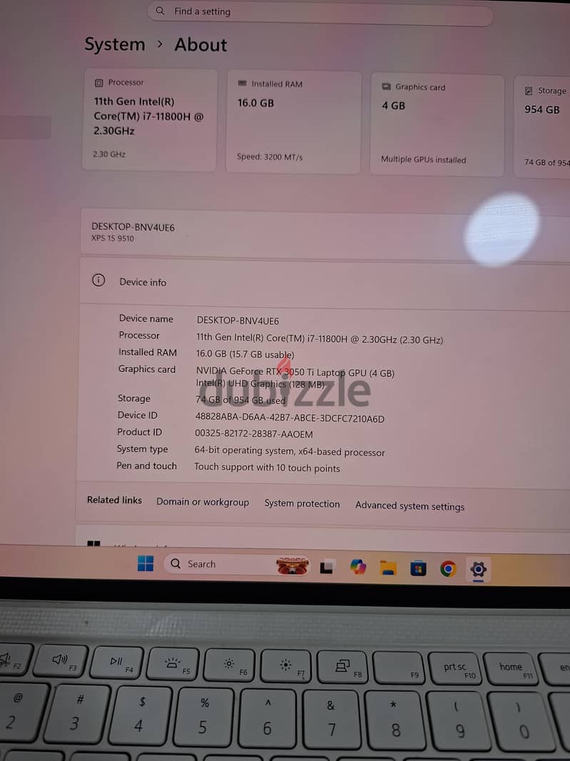 dell xps 9510 1