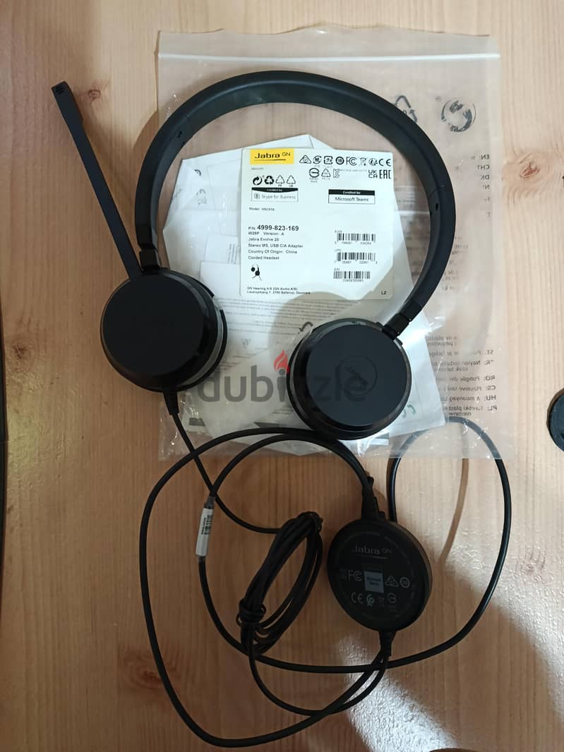 Jabra evolve 20 Headset (Brand New) 1