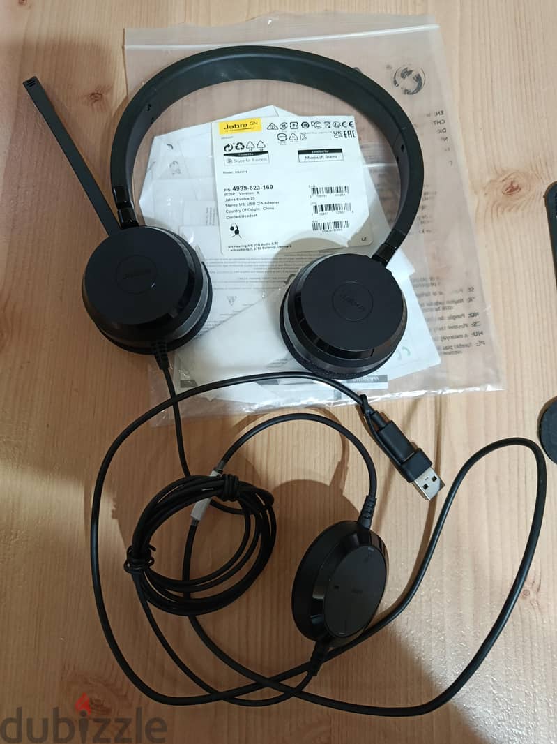 Jabra evolve 20 Headset (Brand New) 2