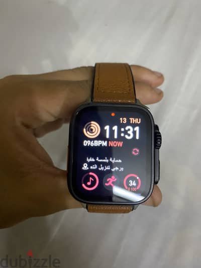 ساعة سمارت X8+ Ultra بحالة الزيرو استعمال أسبوعين فقط - لقطة"