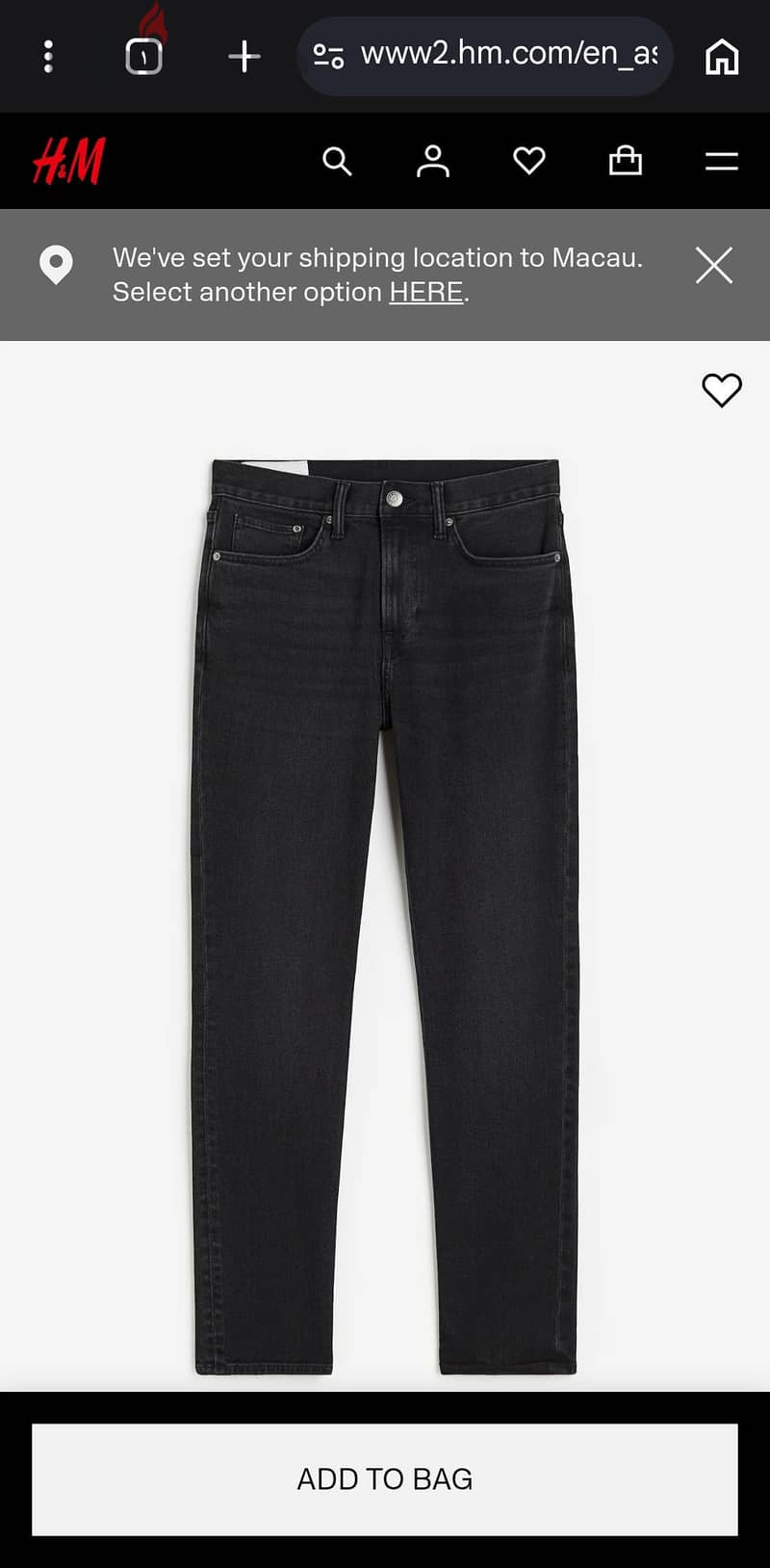H&M jeans men 1