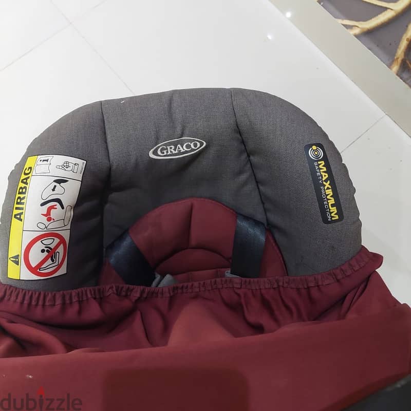 Stroller equipped with car seat 4