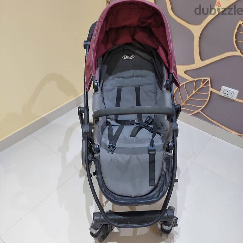Stroller equipped with car seat 5