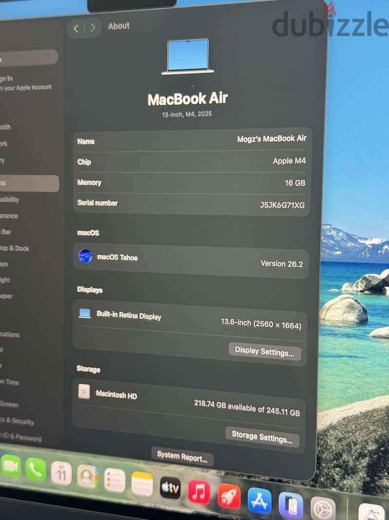  MacBook Air M4 - M4 - 16 Ram - SkY blue  5