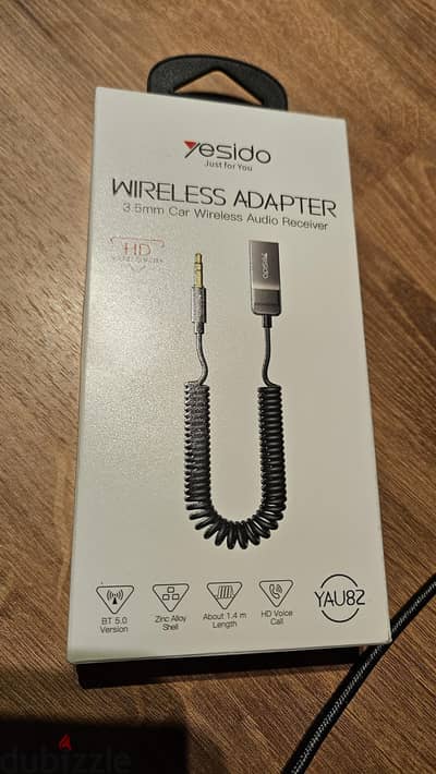 محول لاسلكي للسيارة - Bluetooth audio receiver AUX 3.5mm