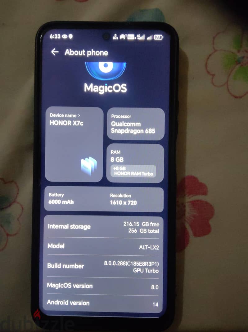 Honor X7c 1