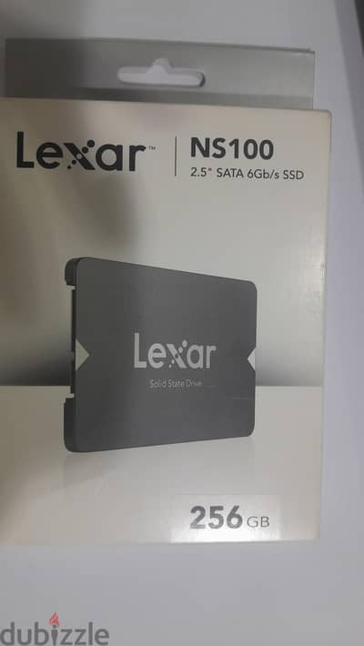 lexar ssd 256 gb جديد مبرشم