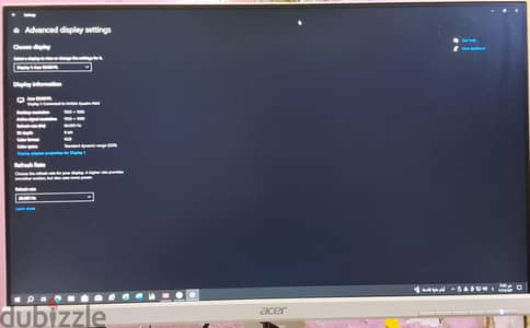 شاشة ايسر ٢٤ بوصة Acer 24 IPS كسر زيرو استعمال شهر فقط