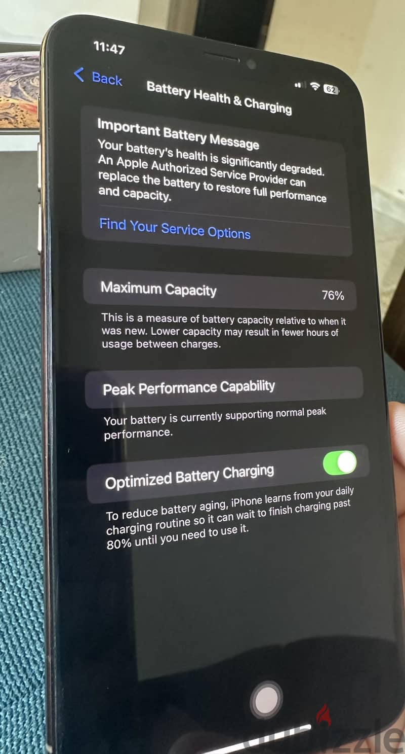 iphone xmax 512G - offwhite 9