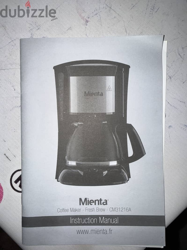 Mienta CM31216A Fresh Brew Coffee Machine 2
