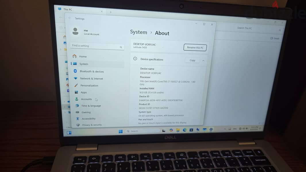 Dell Latitude 5420 i7 2