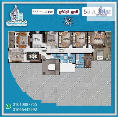 شقه 320م 5 غرف بحرية بفيو مفتوح تقسيط علي 24 شهر خطوات من محور البوليفارد وجنة اكتوبر دقائق من محور وصلة دهشور في بيت الوطن الأساسي – مدينة 6 أكتوبر