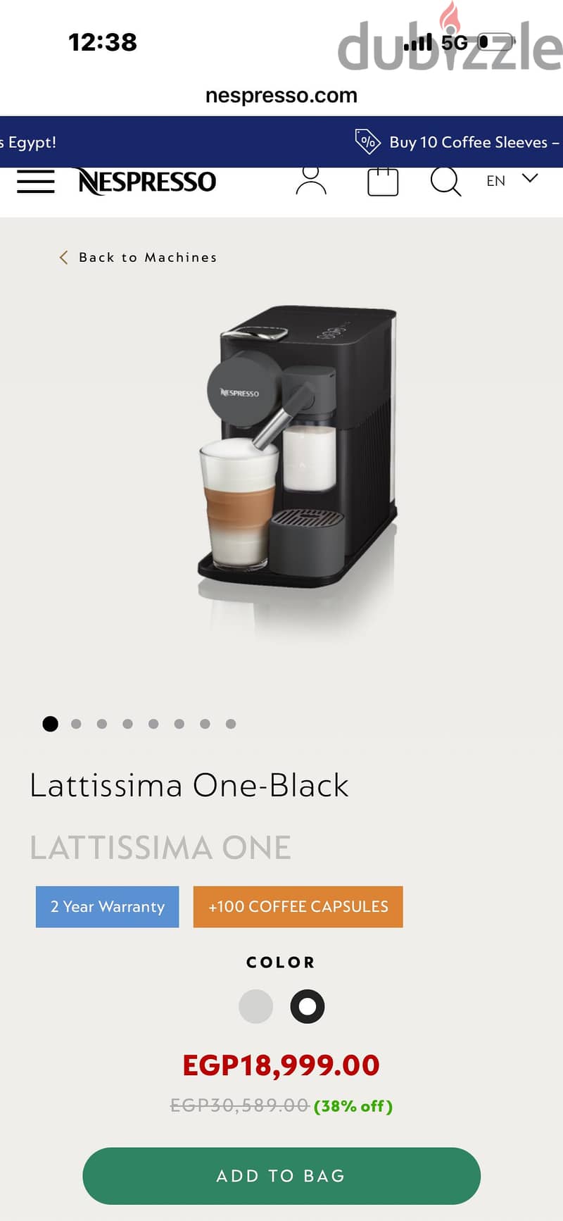 LATSIMA ONE COFFEE MACHINE 1