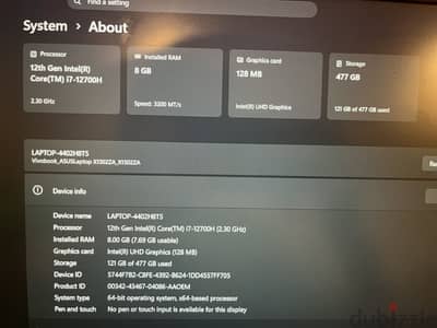 Laptop asus vivobook