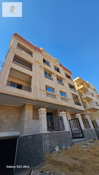 Apartment for sale in Bayt Al-Watan, the sixth neighborhood, with a private garden directly in front of Al-Ahly Club and the second number from the main street.