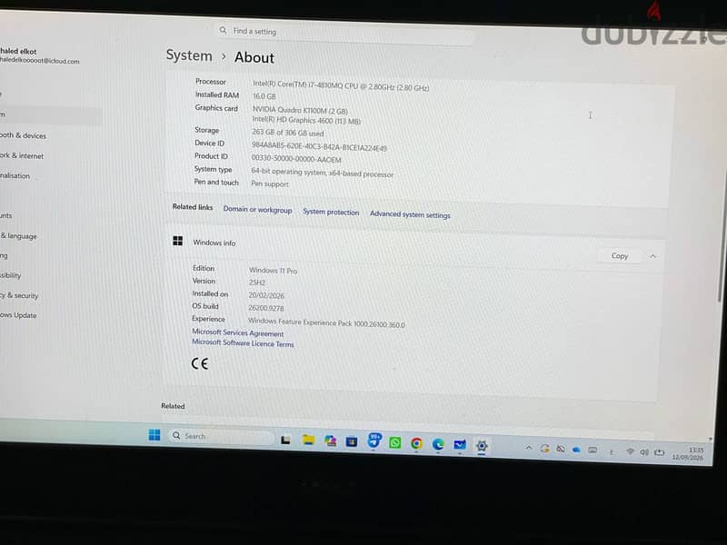 DELL i7  Ram 16   navidia & intel   SSD & HDD 1