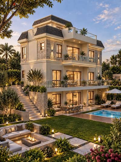 An exceptional opportunity to own a palatial-sized villa with an expansive garden and private swimming pool, located in one of the most prestigious an