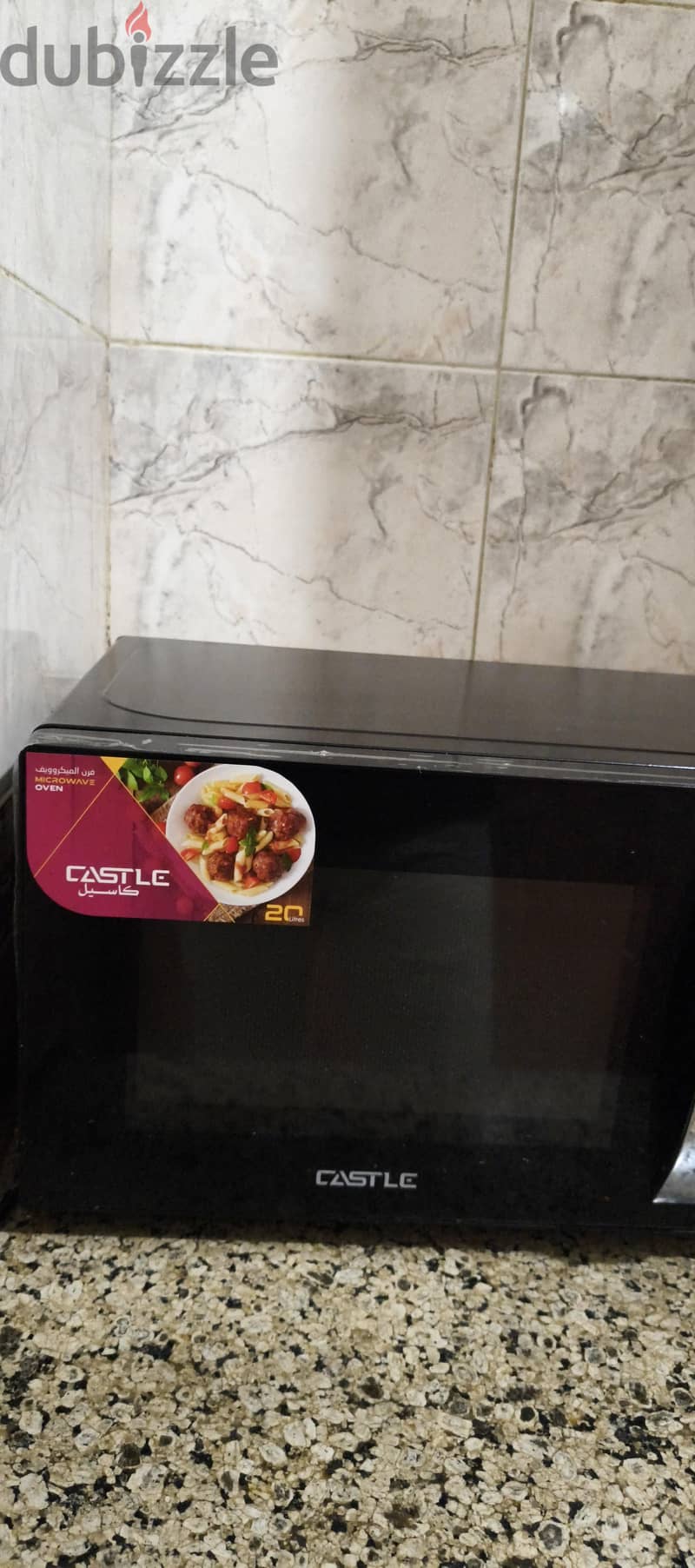 microwaves as new used for 2 month 1