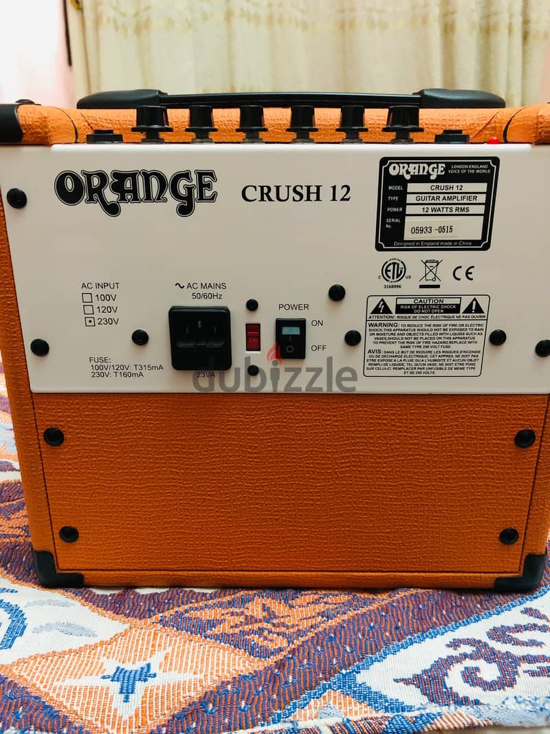Orange Crush 12 Guitar Amp 1