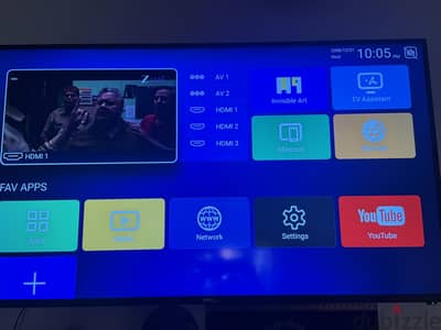 شاشه 58 بوصه سمارت SKY Line بحاله جيده