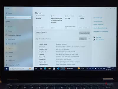 لاب توب Dell Latitude 5491 جيل ثامن بحالة ممتازة