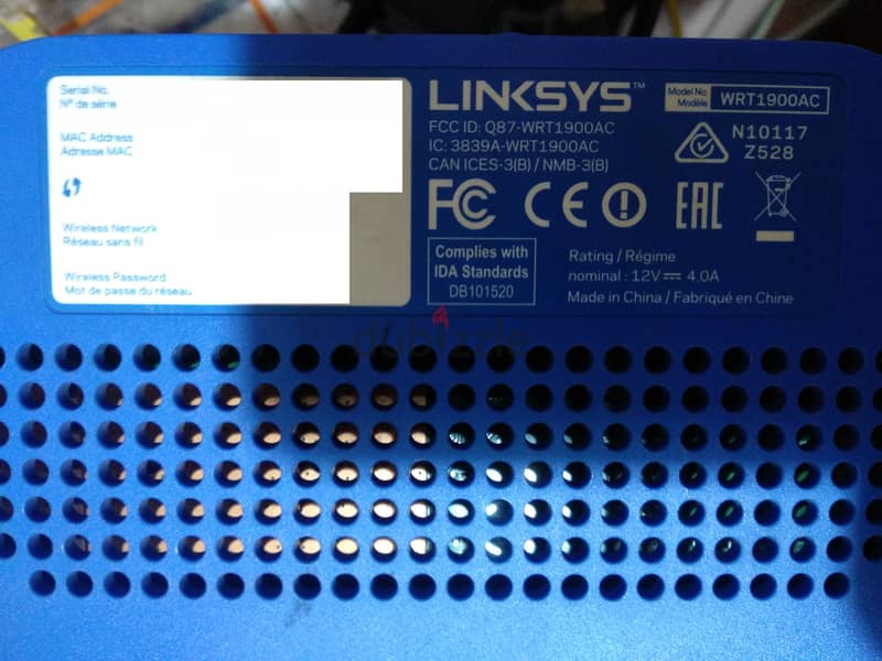 Linksys Router 1900 AC 4
