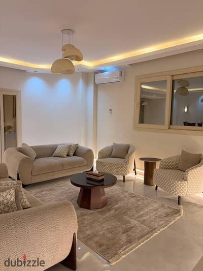 Furnished apartment for rent in Al-Banafseg Buildings, located on North 90th Street. It is fully air-conditioned, features a sound system, is a first-
