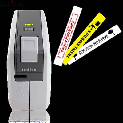 Brother label maker P-touch 1230PC طابعة ملصقات كمبيوتر USB