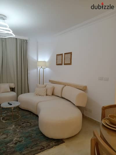 Experience the best moments in the most beautiful furnished apartment for rent in Madinaty