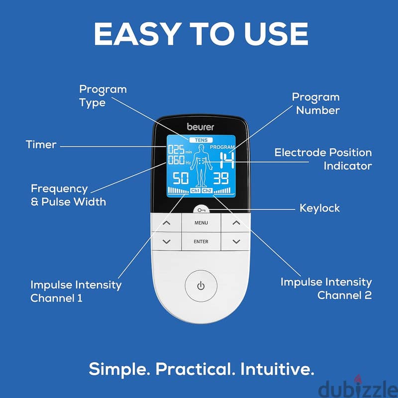 Beurer Em49 Digital TENS/EMS Unit 3