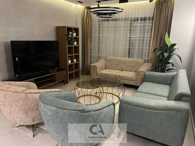 شقة للايجار بكمبوند ليك فيو ريزيدنس مفروش مودرن