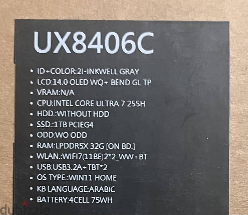 Asus Zenbook duo intel core Ultra 13
