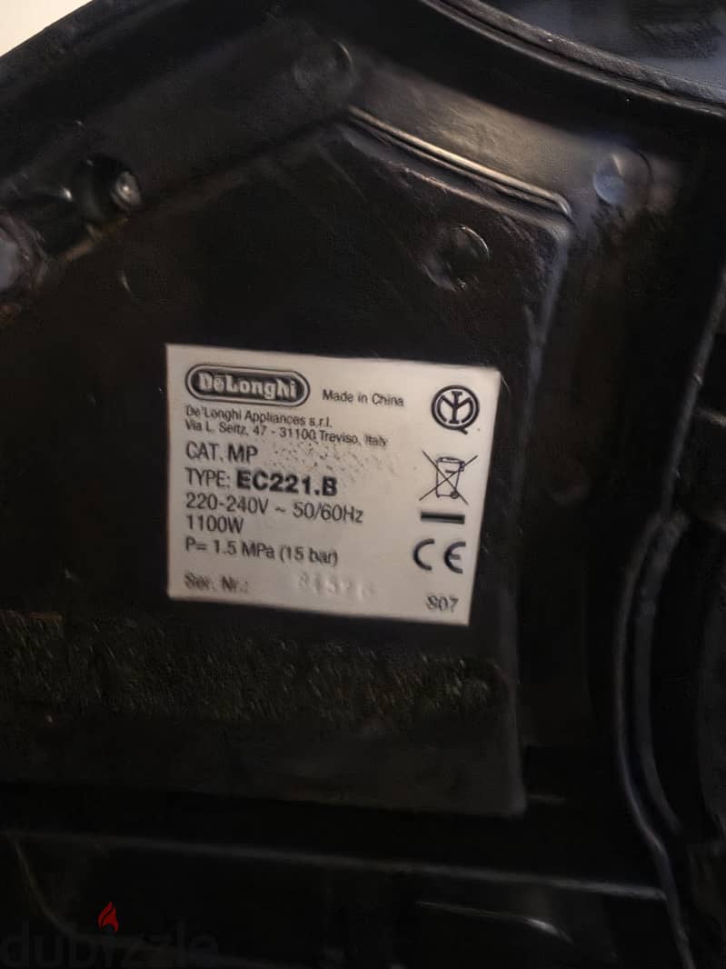delonghi cofee machine 2