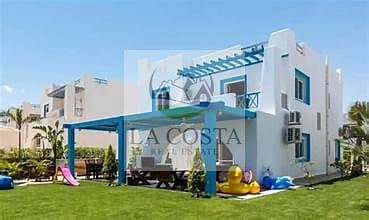Townhouse for sale in Mountain View Ras Al Hikmah, immediate delivery, fully furnished, lagoon view