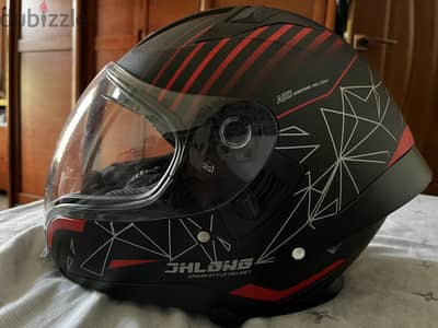 Jhlong original helmet with 2 visors (XL)