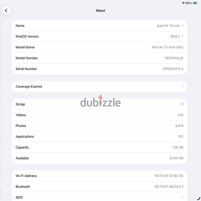 Ipad air 13 inch M2 and apple Magic Keyboard