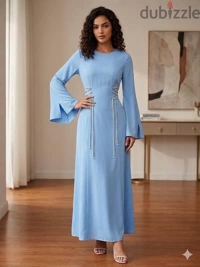 Baby blue dress