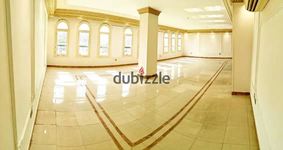 دوبلكس للايجار ببرج جديد مرخص اداري  الطيران الرئيسي 350م