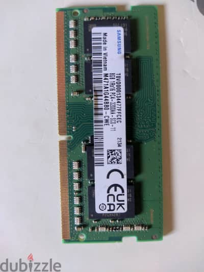 رام لاب توب 8 جيجاddr4 3200