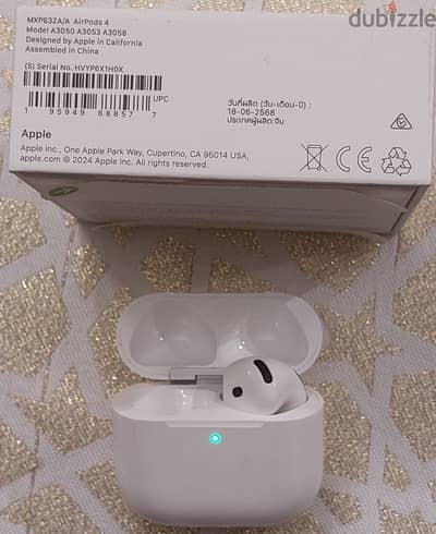 Original AirPods Pro 4 (W/O ANC) Right side with charging case (only)